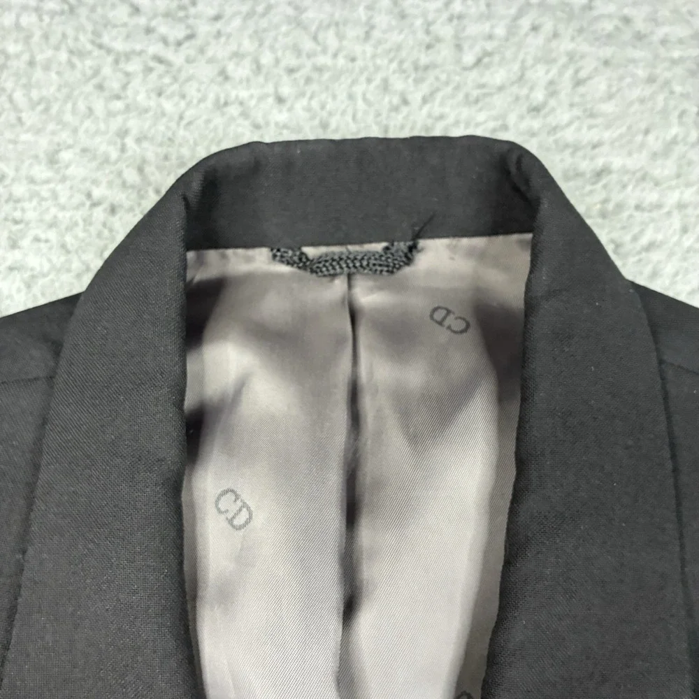Vintage Christian Dior Le Connaisseur Double Breasted‎ Tuxedo Jacket 40R USA